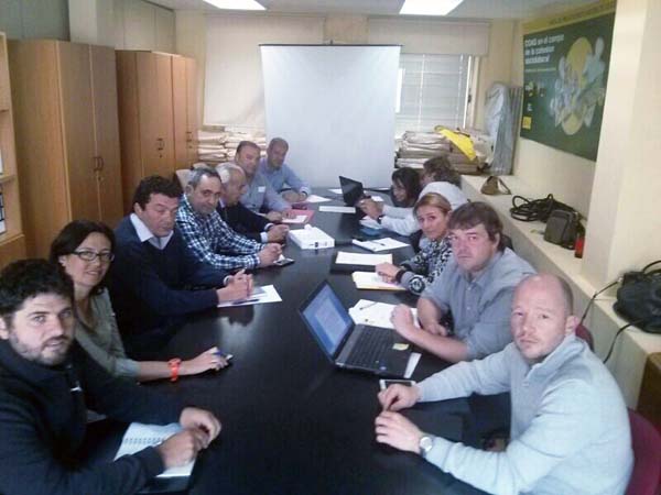 Imaxe da reunión da Rede Estatal do Castiñeiro en Madrid.