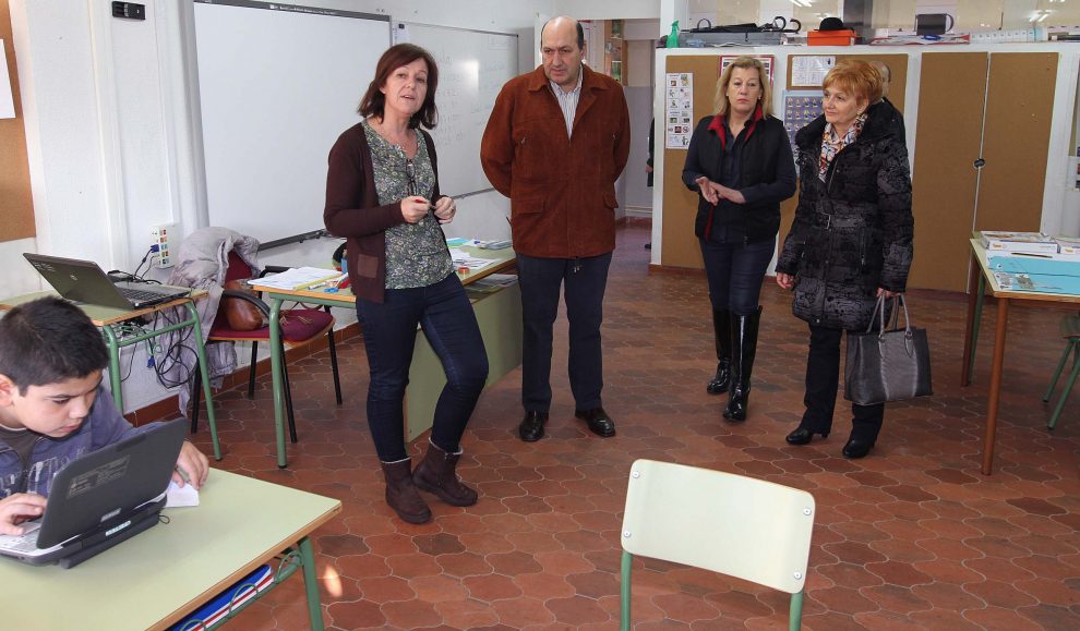 Visita do delegado da Xunta ao CEIP Mariñamansa de Ourense.