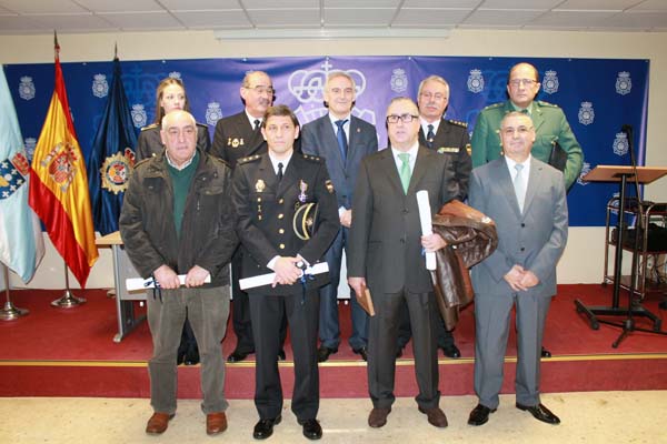 Esta conmoración tiña lugar na mañá do 13 de xaneiro no salón de actos da Comisaría Provincial de Ourense.