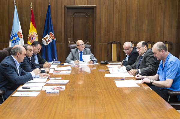 Imaxe da reunión do Consorcio Contra Incendios de Valdeorras.